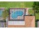 Inviting kidney-shaped pool with a screened enclosure at 9506 Pebble Glen Ave, Tampa, FL 33647