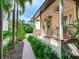Brick walkway leads to home's side entrance at 2501 N Dundee St, Tampa, FL 33629