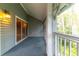 Bright screened porch with access to the interior at 2511 Dolly Bay Dr # 301, Palm Harbor, FL 34684