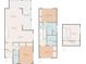 3-story home floor plan with multiple bedrooms and baths at 2511 Dolly Bay Dr # 301, Palm Harbor, FL 34684