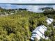 Aerial view of community showcasing lush landscaping and lake views at 2511 Dolly Bay Dr # 301, Palm Harbor, FL 34684