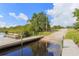 Boat ramp and dock on calm river at 3111 Arrowsmith Rd, Wimauma, FL 33598