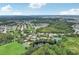 Aerial view of community amenities including tennis courts, pool, and park at 30425 Pecan Valley Loop, Wesley Chapel, FL 33543