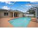 Inviting screened pool area with spacious deck at 4108 Balington Dr, Valrico, FL 33596