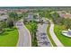 Aerial view of Valencia Del Sol community entrance at 4906 Avila Lakes Dr, Wimauma, FL 33598