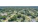 Scenic aerial shot of a residential neighborhood, surrounded by mature trees and close to local amenities at 1611 Stevenson Dr, Clearwater, FL 33755