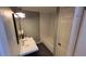 Updated bathroom features a combined shower and tub with modern vanity, fixtures, and subway tile to give it a clean, finished look at 8013 N Ola Ave, Tampa, FL 33604