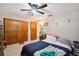 Spacious bedroom with a double bed and ample closet space at 1240 Chelsea Ln, Holiday, FL 34691