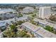 Aerial view of apartment complex showcasing building layout and parking at 4611 W Fig St # 304, Tampa, FL 33609