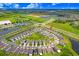 Bird's-eye view of the house and surrounding neighborhood at 5472 Summer Sunset Dr, Apollo Beach, FL 33572