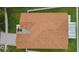 Top-down aerial view of a house roof and yard at 19148 Dove Creek Dr, Tampa, FL 33647