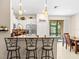 Modern kitchen with stainless steel appliances and granite countertops at 8491 Essington St, New Port Richey, FL 34654