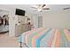 Large bedroom with walk-in closet and dresser at 8491 Essington St, New Port Richey, FL 34654