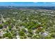 Wide aerial showcasing home's location in a residential neighborhood at 1213 E Frierson Ave, Tampa, FL 33603