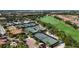 Aerial view of community tennis courts at 13506 Messina Loop # 105, Bradenton, FL 34211