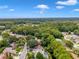 Bird's eye view of house, neighborhood, and lush greenery at 7127 Otter Creek Dr, New Port Richey, FL 34655