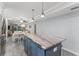 Modern kitchen with large island and granite at 10301 Gulf Blvd # 201, Treasure Island, FL 33706