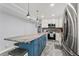 Renovated kitchen boasting a large island at 10301 Gulf Blvd # 201, Treasure Island, FL 33706