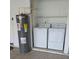 Laundry room with washer, dryer, and water heater at 2206 Mayfield Palms Ln # 69, Sun City Center, FL 33573