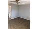 Living room with carpeted floors and ceiling fan at 2017 Pine Chace Ct, Tampa, FL 33613