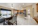 Kitchen with island, stainless steel appliances, and wood cabinets at 4124 Beaumont Loop, Spring Hill, FL 34609