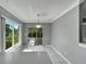 Dining area with sliding glass doors leading to patio at 2206 Mayfield Palms Ln # 69, Sun City Center, FL 33573