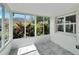 Peaceful sunroom offering a view of the backyard at 2206 Mayfield Palms Ln # 69, Sun City Center, FL 33573