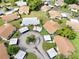 Aerial view showing home's location within a quiet community at 306 Friar Ct # B, Sun City Center, FL 33573