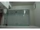 Modern bathroom with glass door shower at 1503 N Conrad Ave, Sarasota, FL 34237