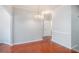 Spacious dining area with hardwood floors and light walls at 2220 Chianti Pl # 8-0812, Palm Harbor, FL 34683