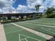 The community shuffleboard courts offers a great outdoor activity, with several courts and covered seating for relaxation at 35801 Verda Dr, Zephyrhills, FL 33541