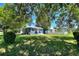 Charming single-story home with a lush green lawn and mature trees providing shade at 3763 Dartmouth N Ave, St Petersburg, FL 33713