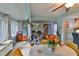 Sunroom boasts a bright and airy space with a work area and plenty of natural light at 2447 Nantucket Harbor Loop # 112, Sun City Center, FL 33573
