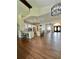 Open kitchen with breakfast bar and views into Gathering room at 12384 Creek Edge Dr, Riverview, FL 33579