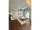 Formal dining room with chandelier and hardwood floors at 12384 Creek Edge Dr, Riverview, FL 33579