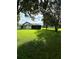 House with screened patio and spacious grassy backyard at 12384 Creek Edge Dr, Riverview, FL 33579