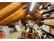 Unfinished attic offering substantial storage space at 29249 Wilpayne Rd, Brooksville, FL 34602