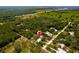 Aerial view of property location in a wooded area at 29249 Wilpayne Rd, Brooksville, FL 34602