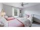 Bedroom with twin beds and ceiling fan at 29249 Wilpayne Rd, Brooksville, FL 34602