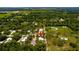 Aerial view showing home's location in a quiet neighborhood at 29249 Wilpayne Rd, Brooksville, FL 34602