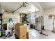 Attached garage with extra storage space and laundry area at 29249 Wilpayne Rd, Brooksville, FL 34602