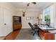 Bright and spacious home office with hardwood floors and a large window at 29249 Wilpayne Rd, Brooksville, FL 34602