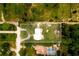 Aerial view of a home on a large lot with a pool at 29249 Wilpayne Rd, Brooksville, FL 34602