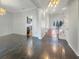 Formal dining room with hardwood floors and wainscoting at 18122 Sugar Brooke Dr, Tampa, FL 33647