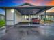 Charming carport offering covered parking and easy access to the home's front door at 4844 Booth Bay Dr, New Port Richey, FL 34652