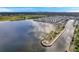 Aerial view of waterfront community with walking path at 4851 W Gandy Blvd # B6-L27, Tampa, FL 33611