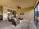 Inviting covered lanai with comfortable seating and stylish decor at 5243 Esplanade Blvd, Bradenton, FL 34211