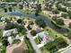 Aerial view showing house location near water at 902 Mcdaniel St # 1, Sun City Center, FL 33573