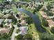 Aerial view of house location near water at 902 Mcdaniel St # 1, Sun City Center, FL 33573