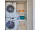 Stackable washer and dryer in a closet at 902 Mcdaniel St # 1, Sun City Center, FL 33573